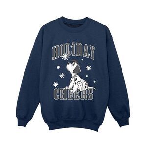 101 Dalmatians Boys Holiday Cheer Sweatshirt / Navy Blue
